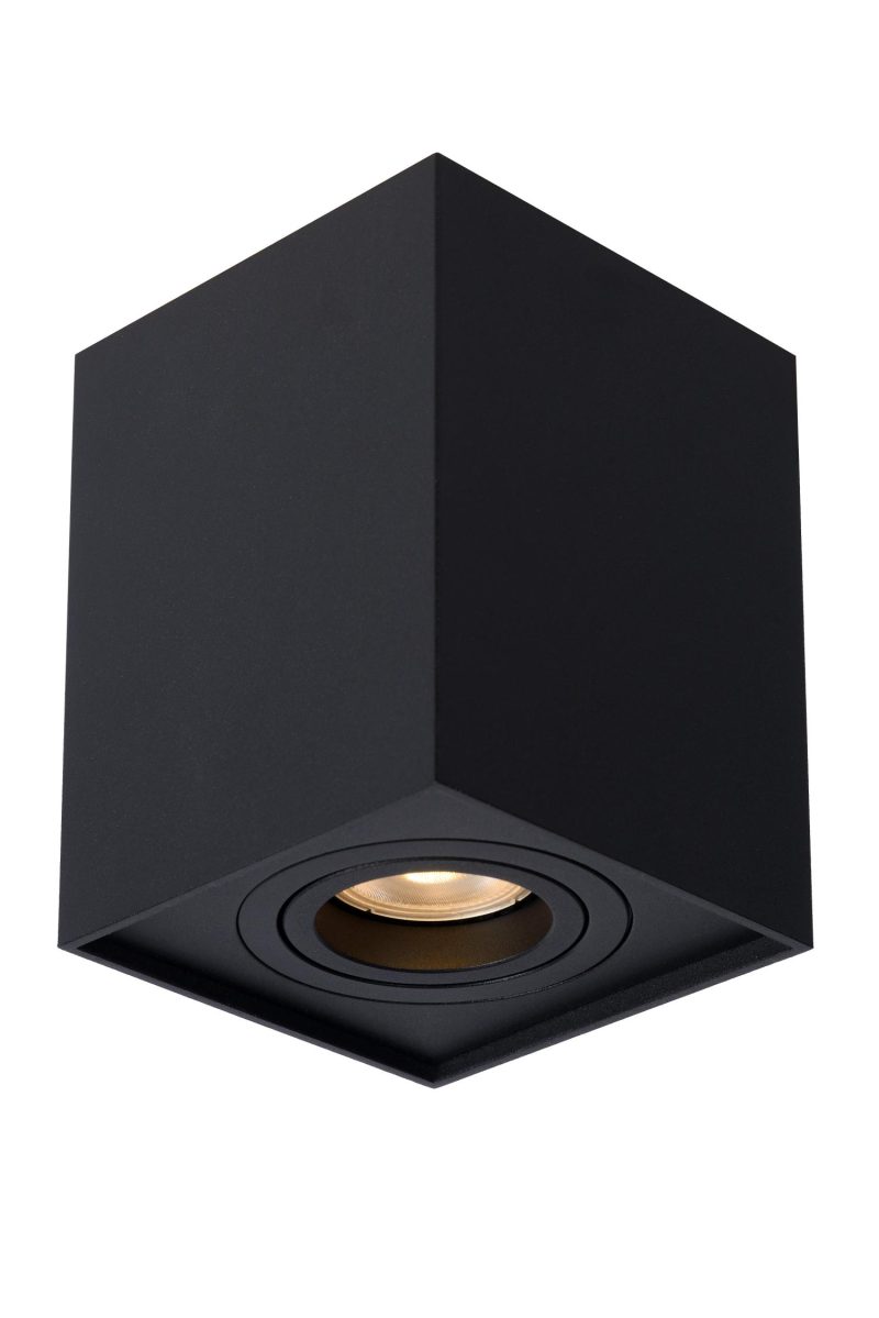LUCIDE TUBE - Ceiling Spot - 1xGU10 - Black