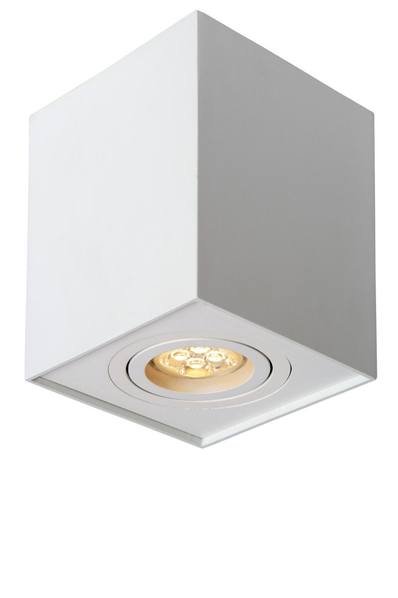 LUCIDE TUBE - Plafondspot - 1xGU10 - Wit