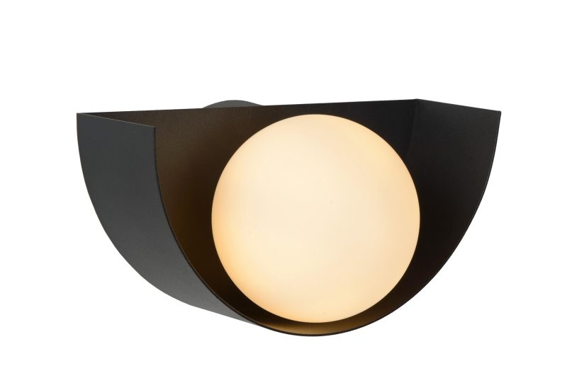 LUCIDE BENNI - Applique - 1xG9 - Nero