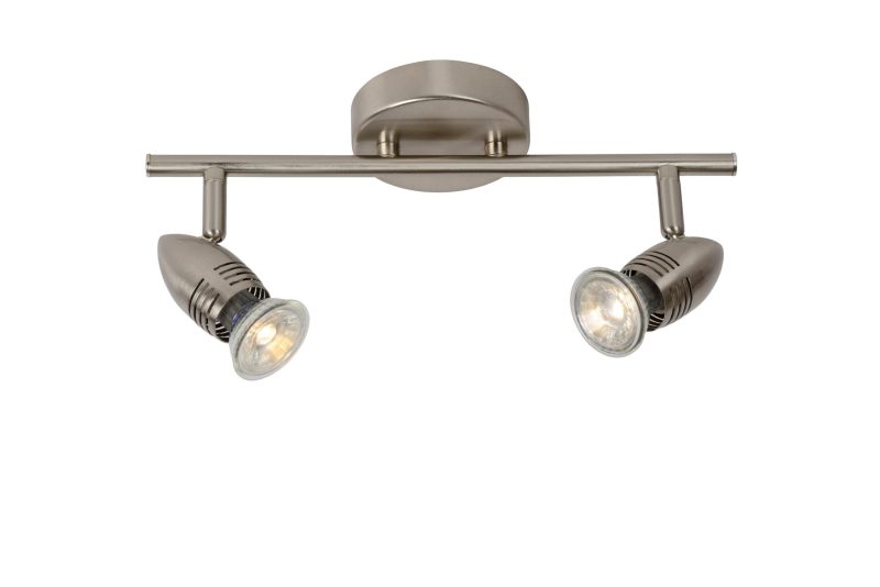 LUCIDE CARO-LED - Deckenstrahler - LED - GU10 - 2x5W 2700K - Matt Chrom
