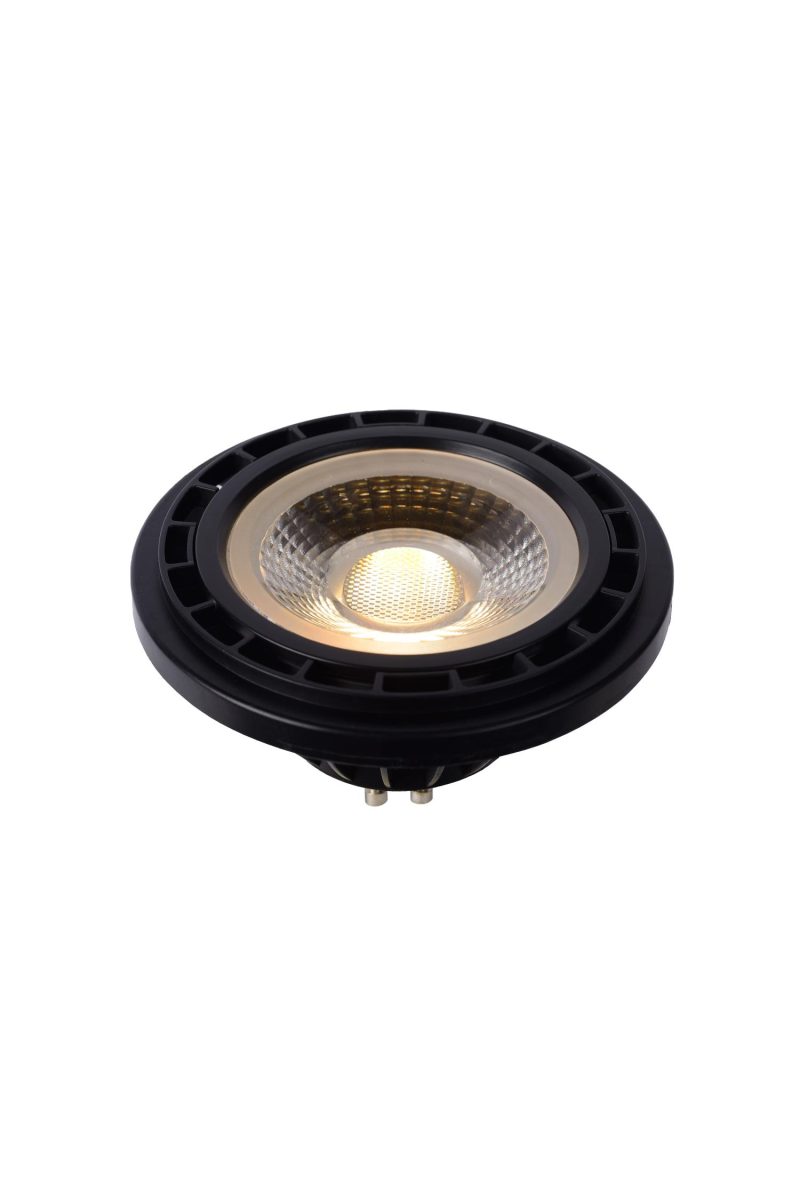 LUCIDE ES111 - Led lamp - Ø 11 cm - LED Dim to warm - GU10 - 1x12W 2200K/3000K - Zwart