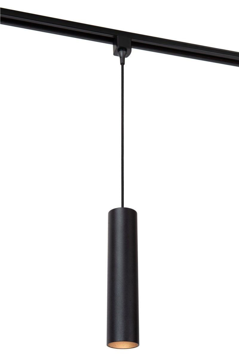 LUCIDE TRACK FLORIS Pendant Lamp - 1-Phase Rail System / Rail Lighting - 1xGU10 - Black (Extension)