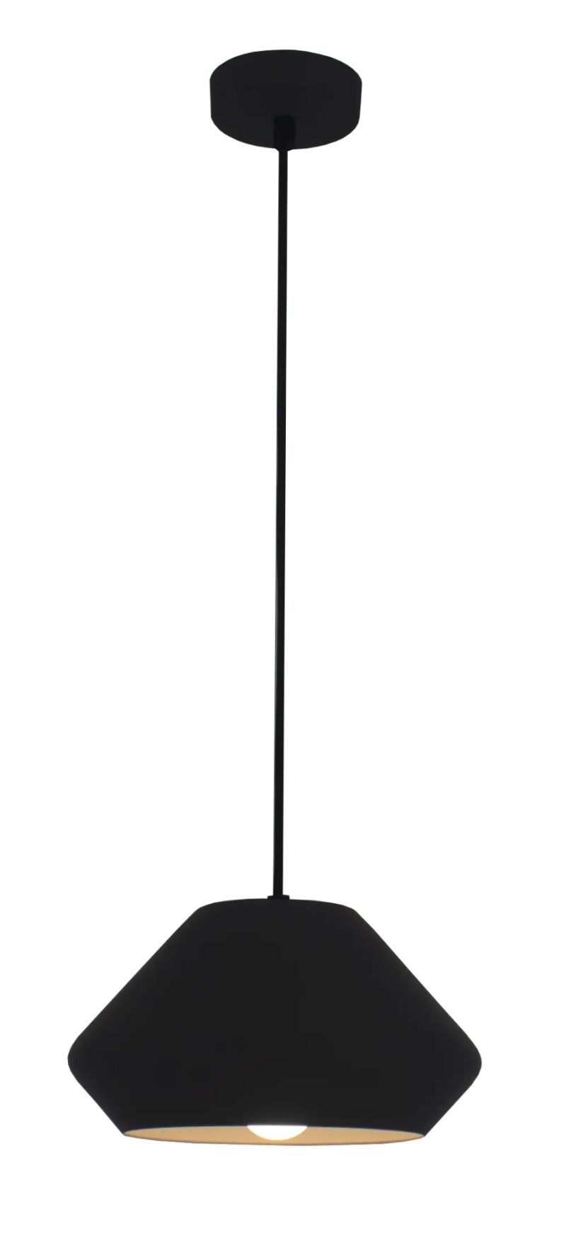 Fantasia Ubbe Pendelleuchte konisch schwarz Metall 240 mm E27-Fassung