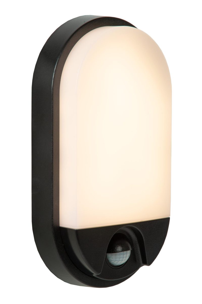 LUCIDE HUPS IR - Applique da Esterno - LED - 1x10W 3000K - Nero