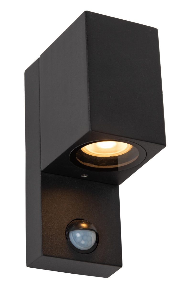 LUCIDE ZARO IR - Faretto Esterno - 1xGU10 - IP65 - Nero