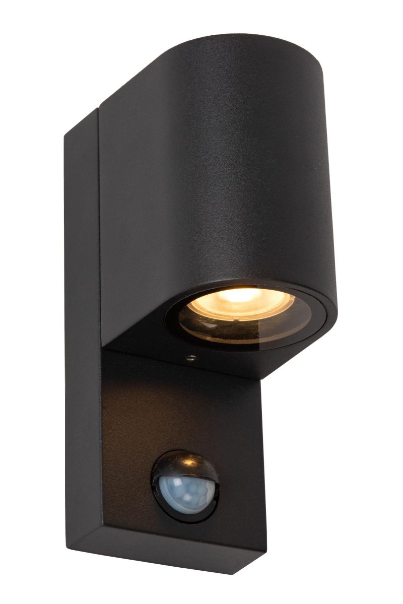 LUCIDE ZARO IR - Faretto da Esterno - 1xGU10 - IP65 - Nero
