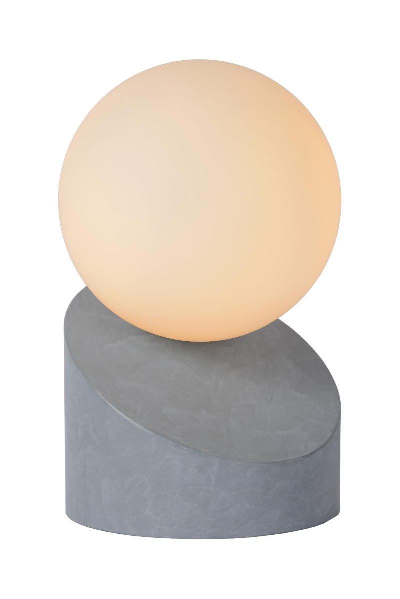 LUCIDE LEN - Lampe de Table - Ø 10 cm - 1xG9 - Gris