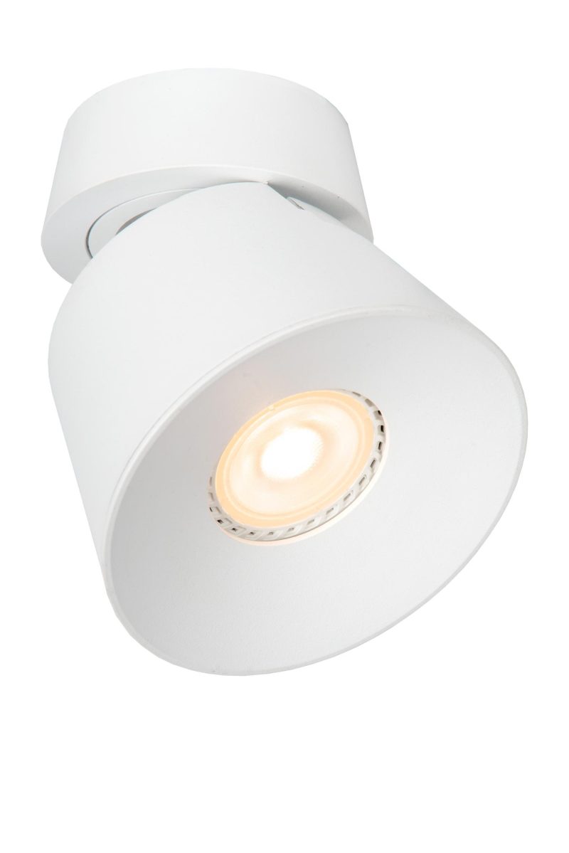 LUCIDE TRIGONO - Faretto da Soffitto - Ø 10,5 cm - 1xGU10 - Bianco