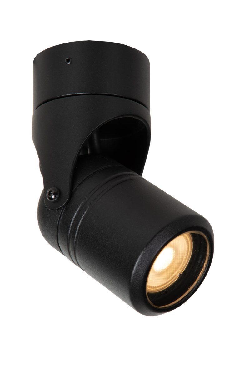 LUCIDE NIORT - Applique Esterno - 1xGU10 - IP44 - Nero