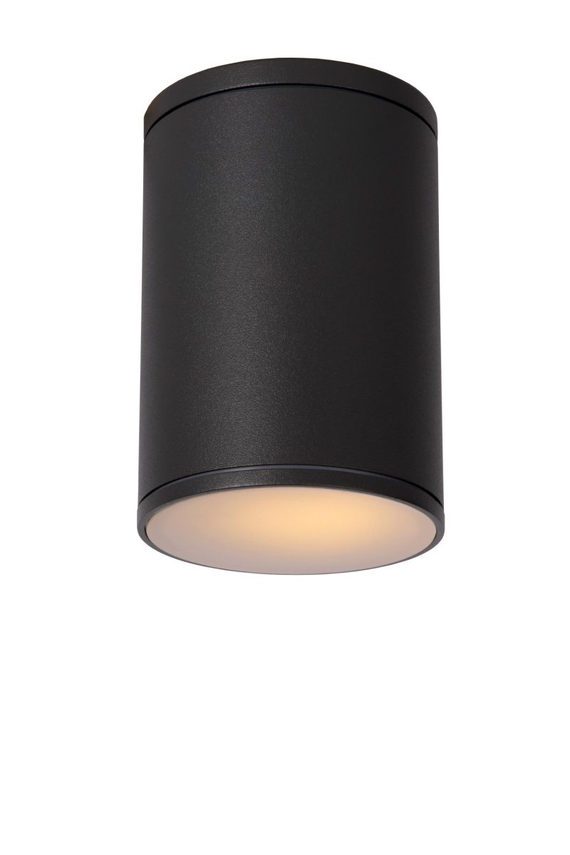 LUCIDE TUBIX - Faretto da Soffitto Esterno - Ø 10,8 cm - 1xE27 - Antracite