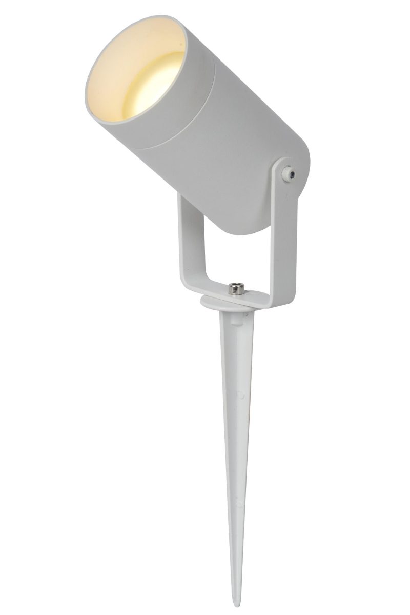 LUCIDE TAYLOR - Außenstrahler - Ø 10 cm - 1xGU10 - IP65 - Weiß