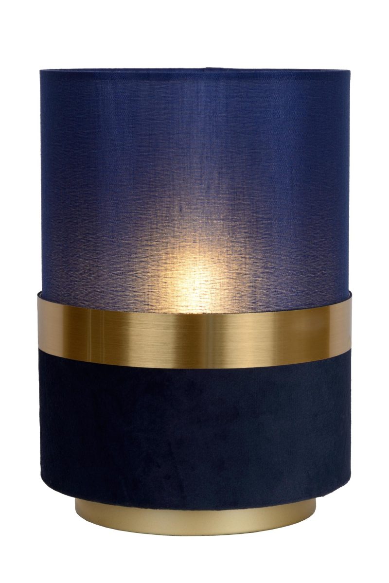LUCIDE EXTRAVAGANZA TUSSE - Lampe de Table - Ø 15 cm - 1xE14 - Bleu