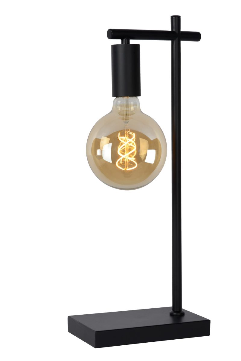 LUCIDE LEANNE - Table Lamp - 1xE27 - Black