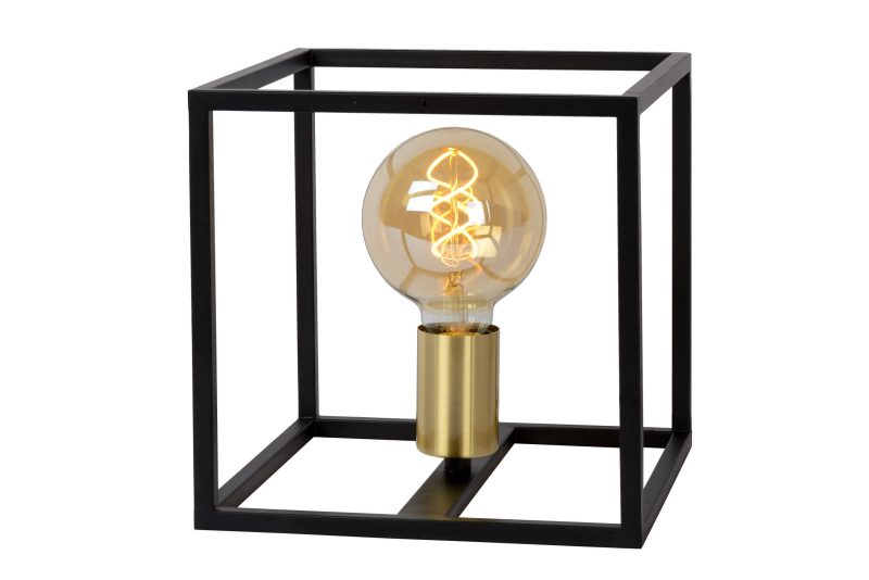 LUCIDE RUBEN - Table Lamp - 1xE27 - Black