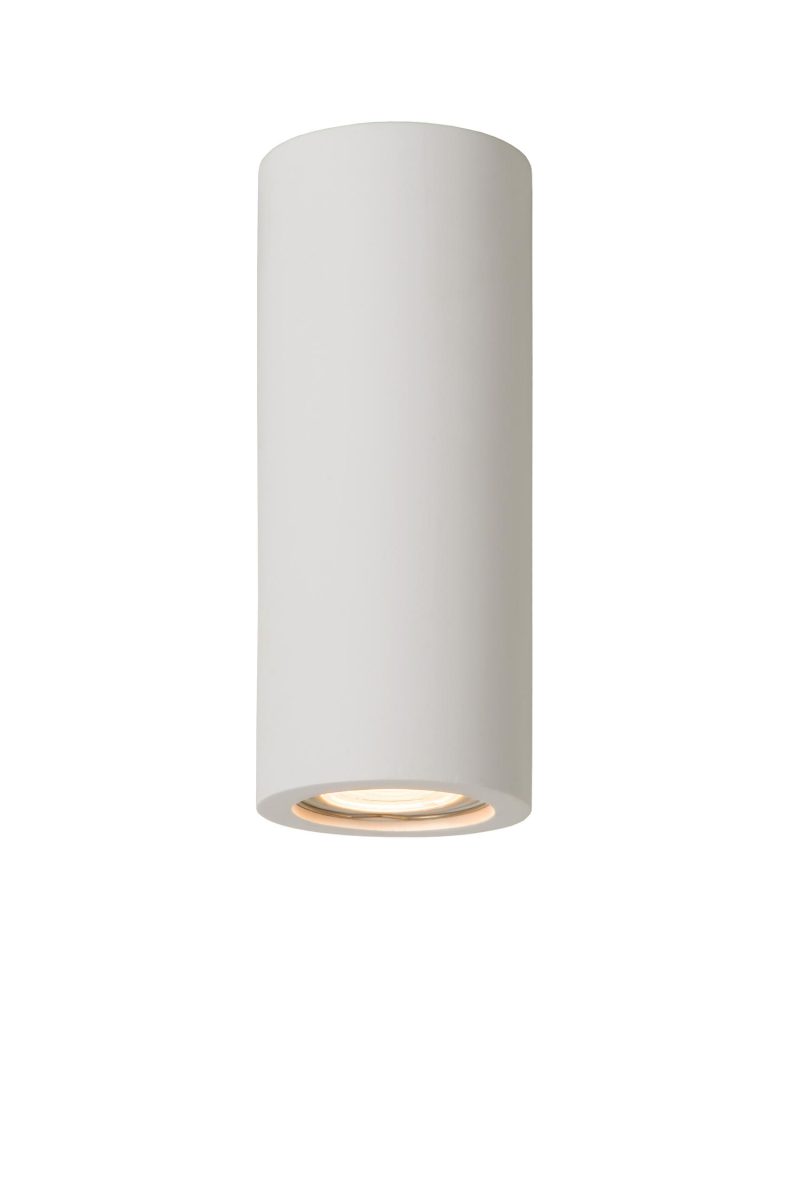 LUCIDE GIPSY - Plafondspot - Ø 7 cm - 1xGU10 - Wit