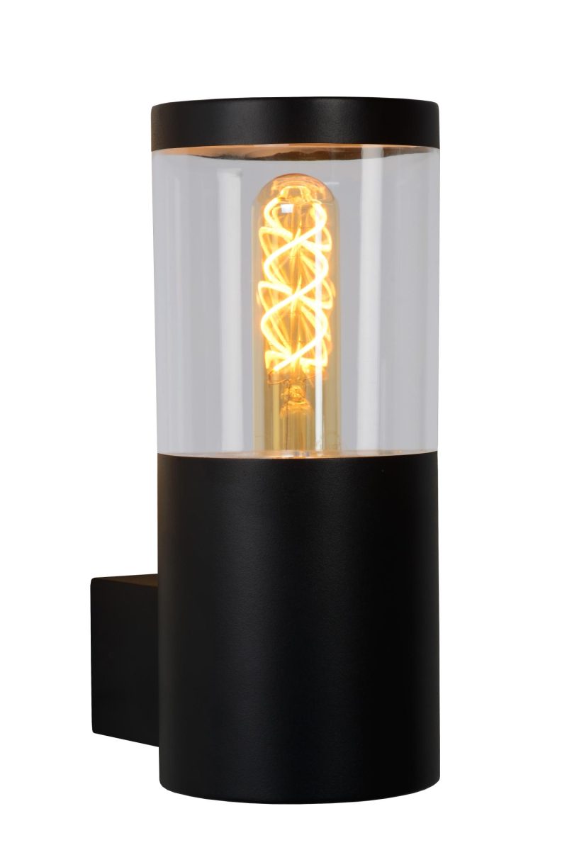 LUCIDE FEDOR - Applique da Esterno - 1xE27 - IP44 - Nera