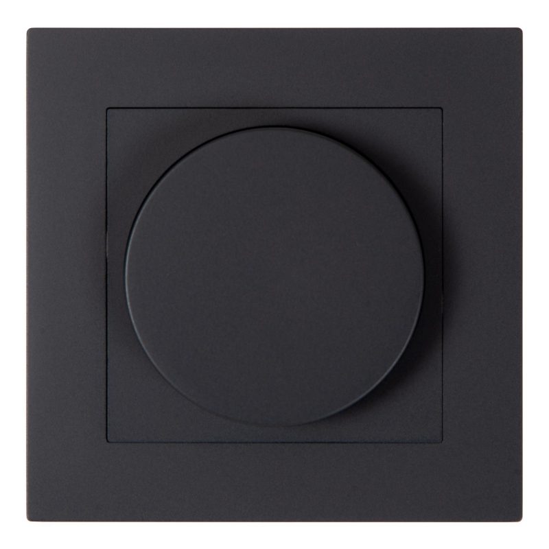 LUCIDE LED dimmer  Fase aansnijding RL 5-150W /Fase afsnijding RC 5-300W Zwart