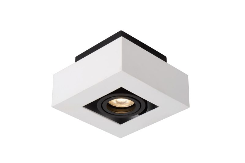 LUCIDE XIRAX - Deckenstrahler - LED Dim to Warm - GU10 - 1x5W 2200K/3000K - Weiß