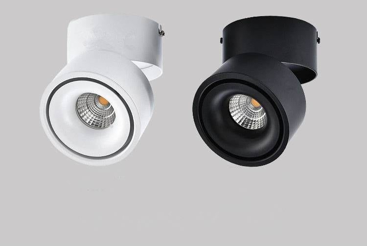 Faretto LED orientabile design 15W dimmerabile bianco 100mm