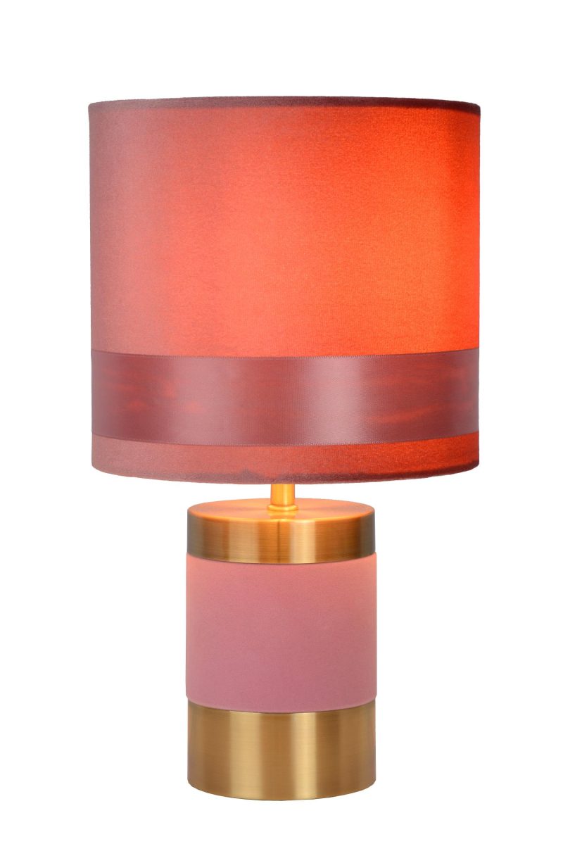 LUCIDE EXTRAVAGANZA FRIZZLE - Lampe de Table - Ø 18 cm - 1xE14 - Rose