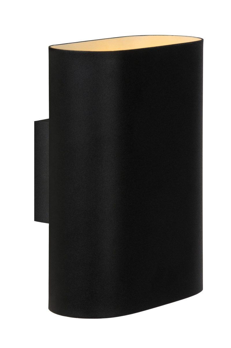 LUCIDE OVALIS - Wandlamp - 2xE14 - Zwart