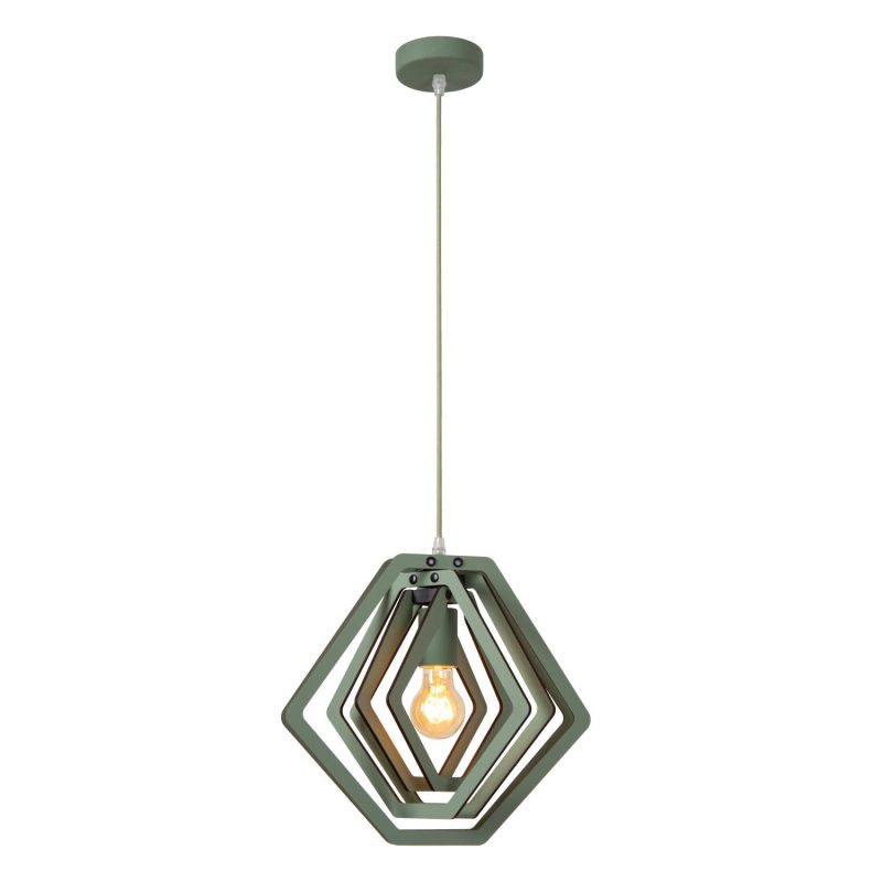 LUCIDE MAURO - Hanglamp Kinderkamer - 1xE27 - Groen