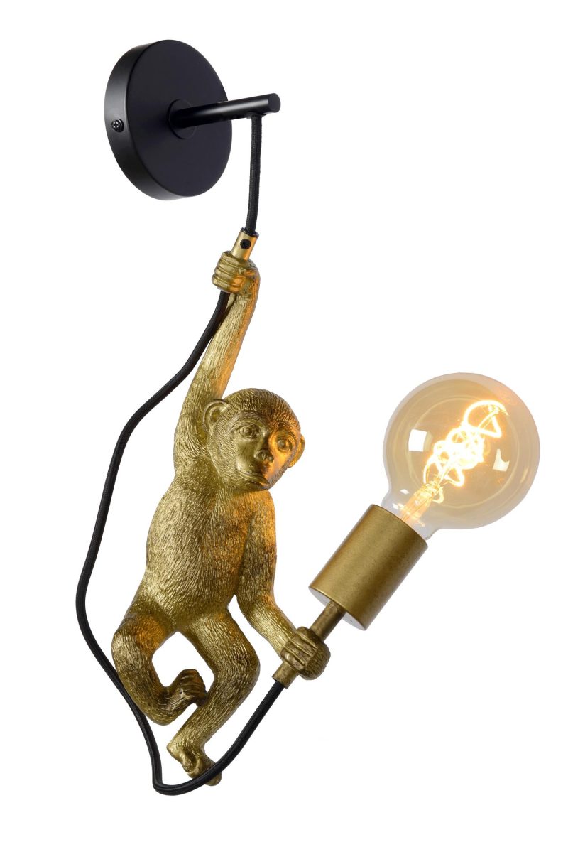 LUCIDE EXTRAVAGANZA CHIMP - Applique - 1xE27 - Nero