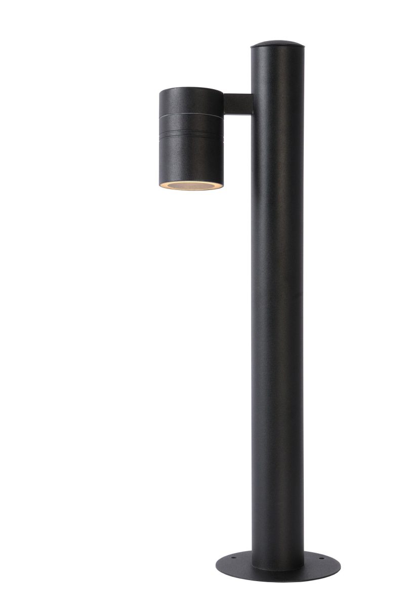 LUCIDE ARNE-LED - Sokkellamp Buiten - Ø 6,3 cm - LED - GU10 - 1x5W 2700K - IP44 - Zwart