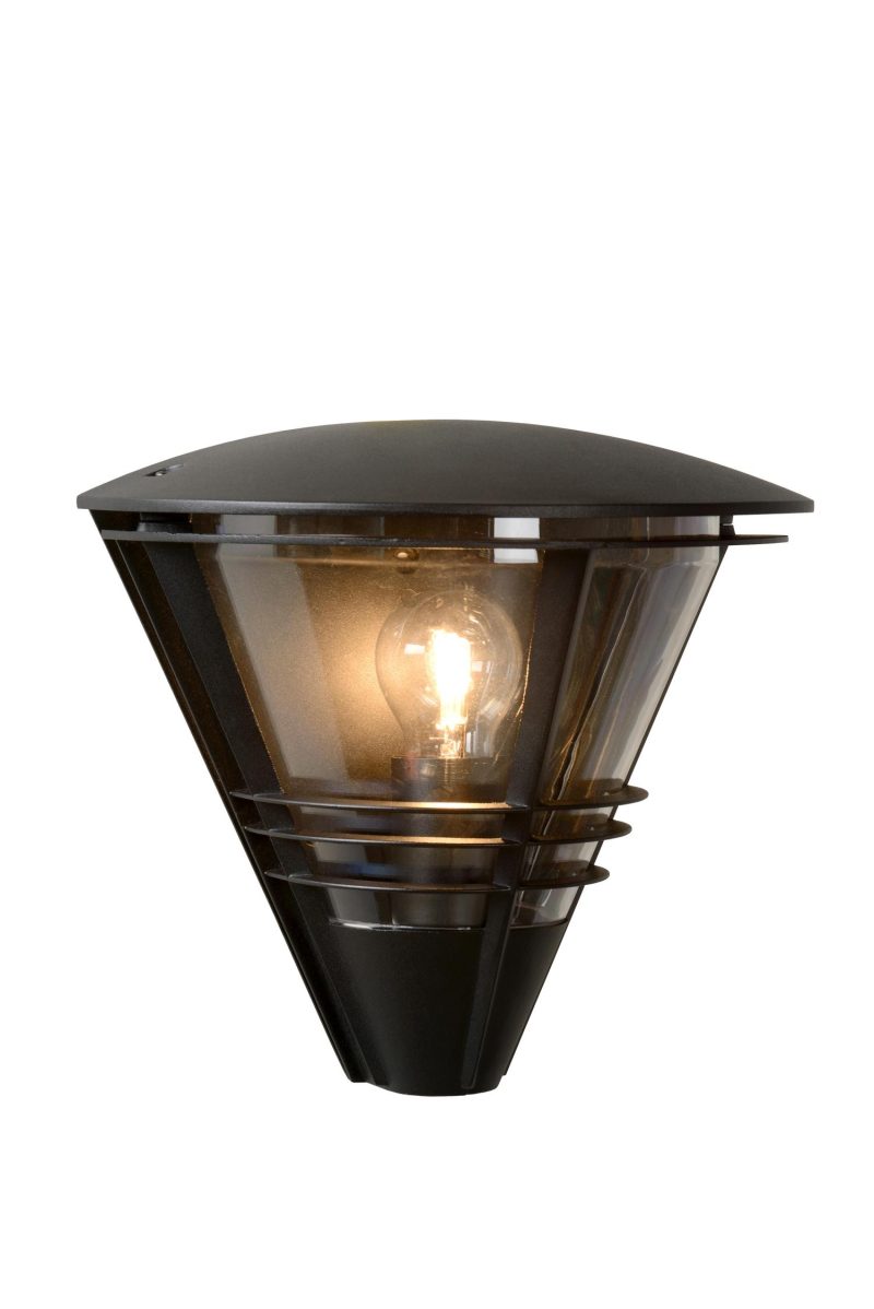 LUCIDE LIVIA - Applique Extérieure - 1xE27 - IP44 - Noir