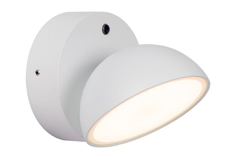 LUCIDE FINN - Applique da Esterno - LED - 1x12W 3000K - IP54 - Bianco