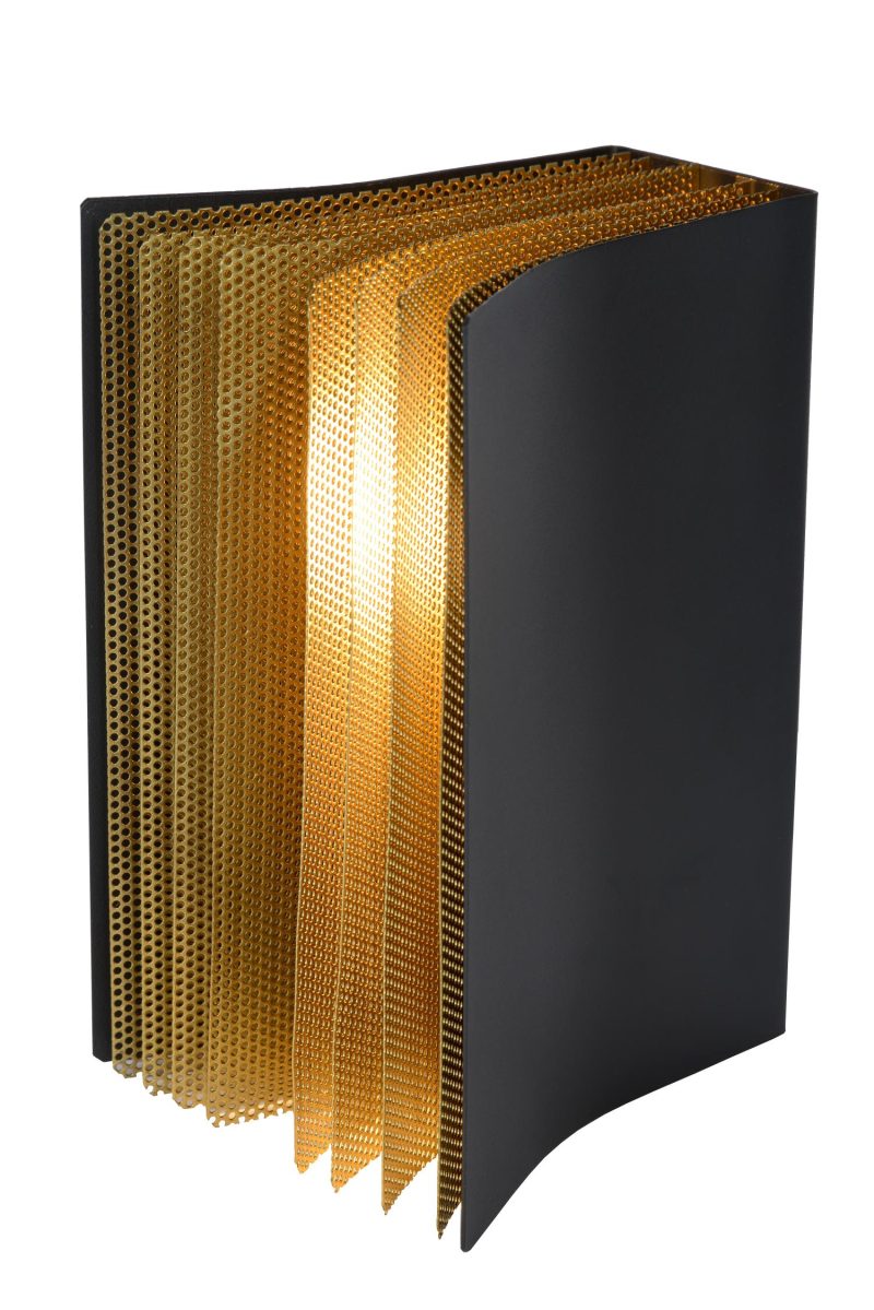 LUCIDE EXTRAVAGANZA LIVRET - Lampe de Table - 1xE14 - Noir