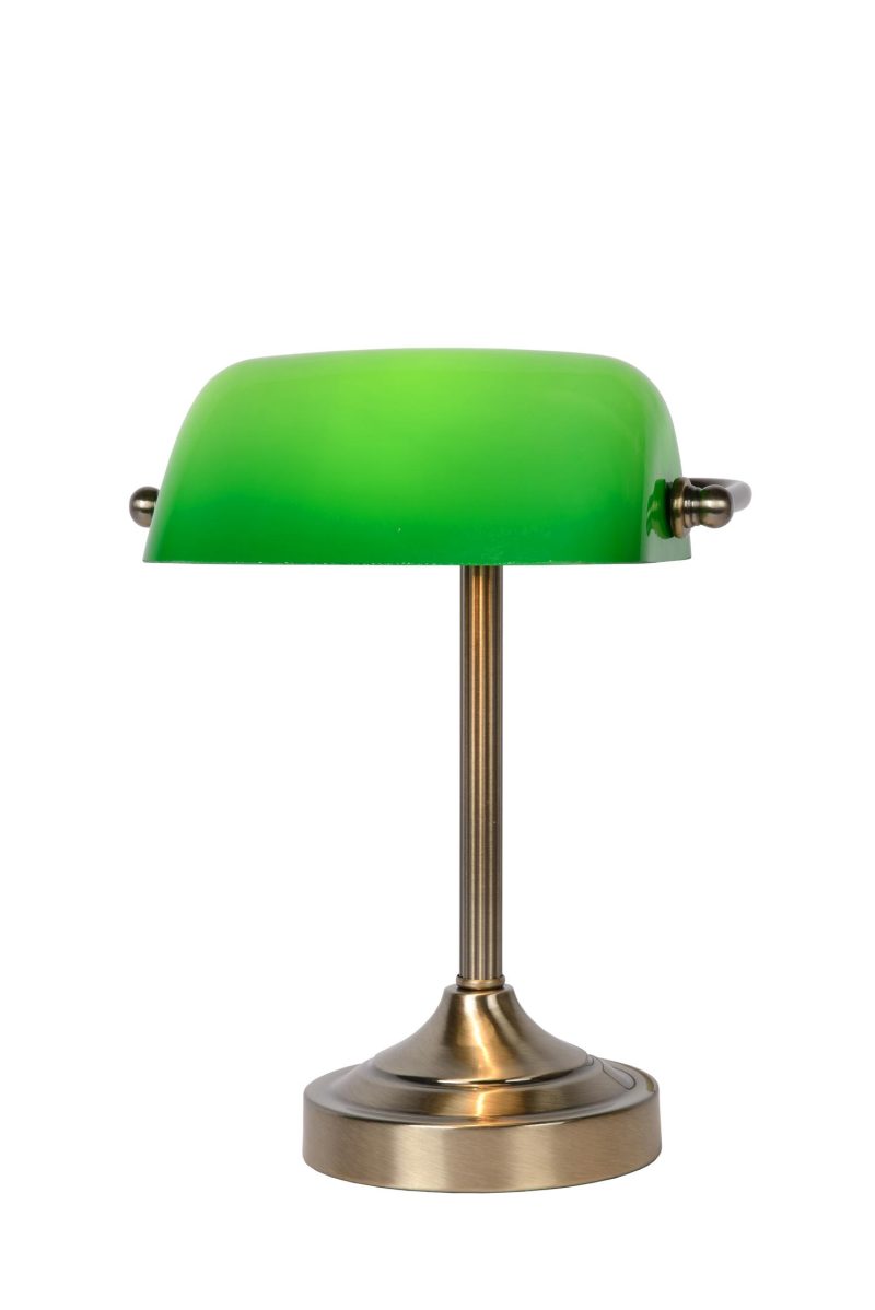 LUCIDE BANKER - Schreibtischlampe - 1xE14 - Bronze