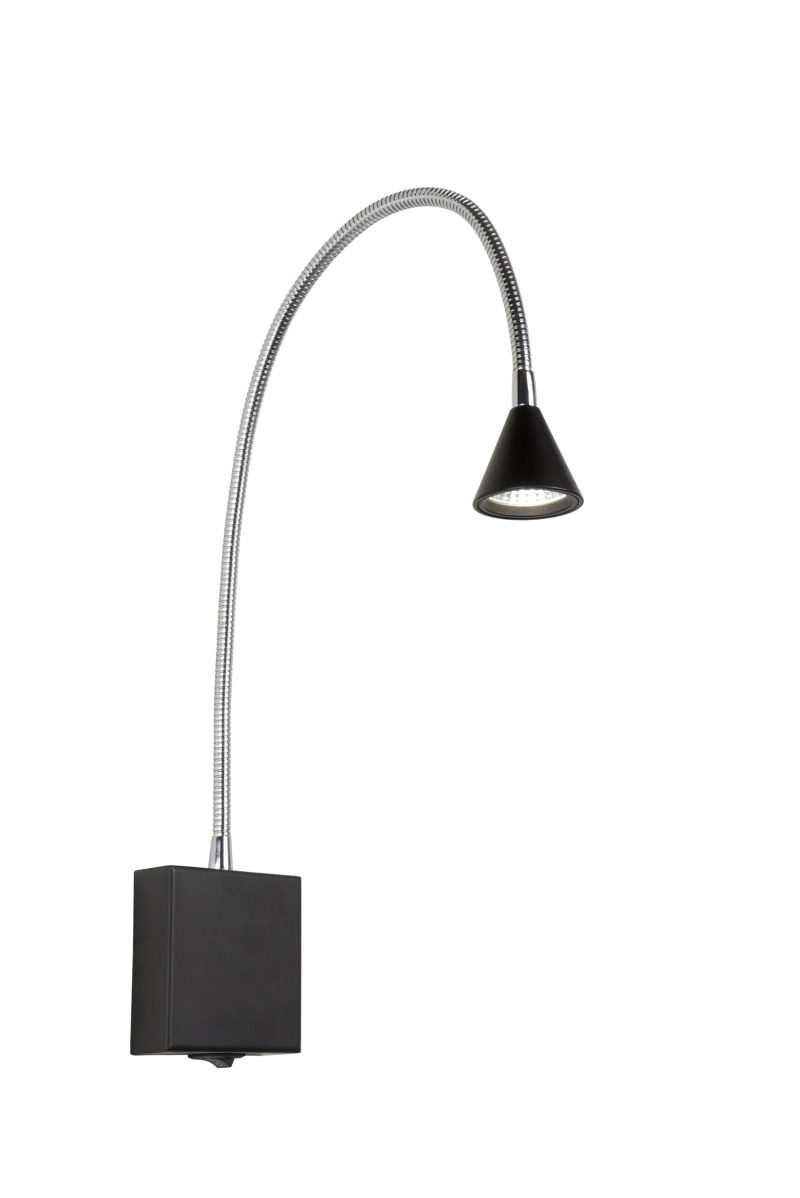 LUCIDE BUDDY - Lampada da letto - LED - 1x4W 4000K - Nera
