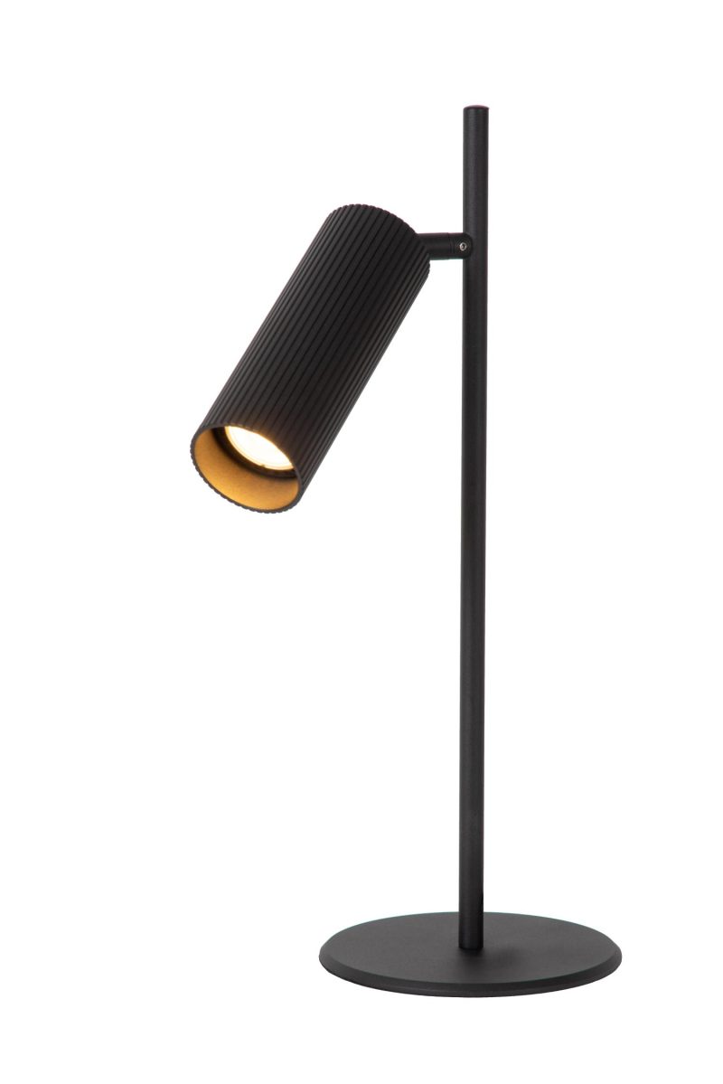LUCIDE CLUBS - Tafellamp - 1xGU10 - Zwart