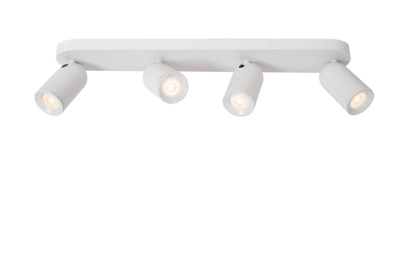 LUCIDE PUNCH - Ceiling Spot - 4xGU10 - White