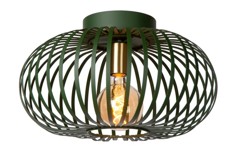 LUCIDE MANUELA - Lampada da Soffitto - Ø 39,5 cm - 1xE27 - Verde