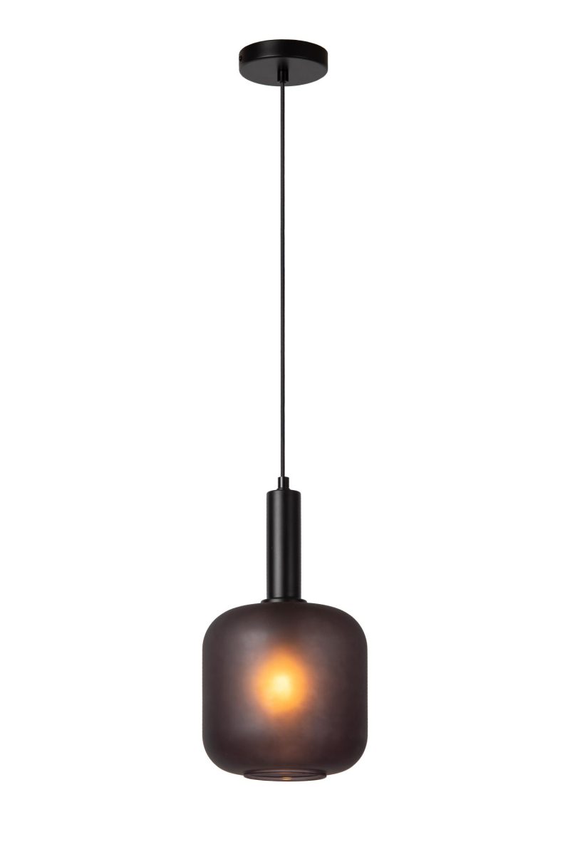 LUCIDE ELOISE - Pendelleuchte - Ø 21 cm - 1xE27 - Schwarz
