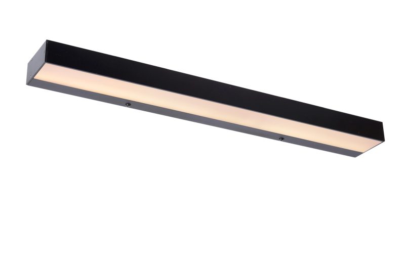 LUCIDE ALEXA - Wandlamp Badkamer - LED - 1x8W 3000K - IP44 - Zwart