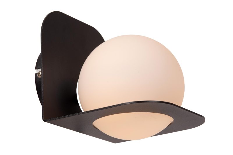 LUCIDE DAVY - Applique da Bagno - 1xG9 - IP44 - Nero