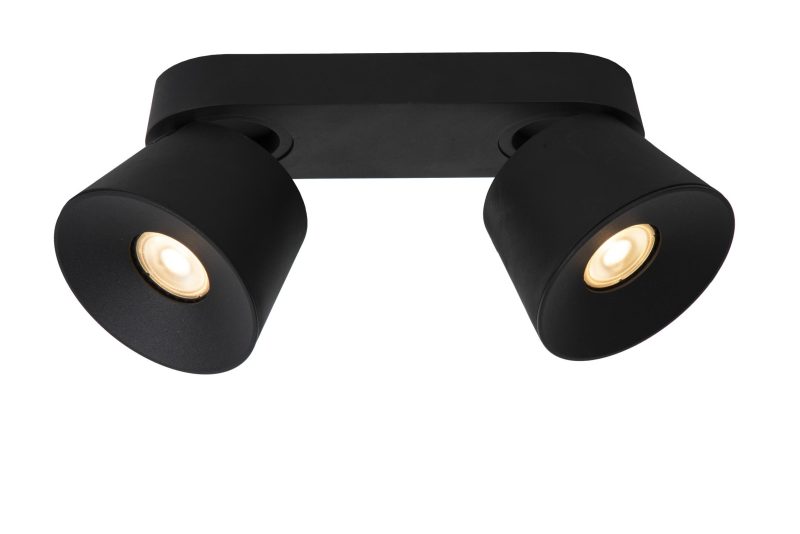 LUCIDE TRIGONO - Ceiling Spot - 2xGU10 - Black