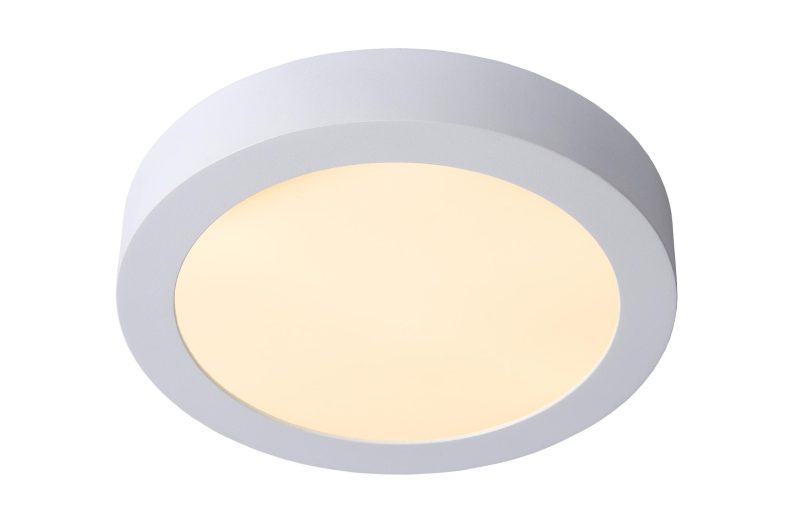 LUCIDE BRICE-LED - Plafonnière Badkamer - Ø 24 cm - LED Dimb.