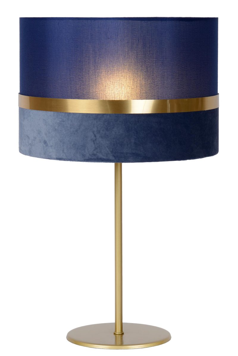 LUCIDE EXTRAVAGANZA TUSSE - Lampe de Table - Ø 30 cm - 1xE14 - Bleu