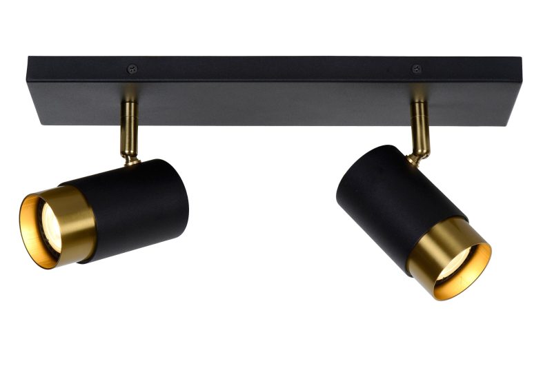 LUCIDE FLORIS - Ceiling Spot - 2xGU10 - Black
