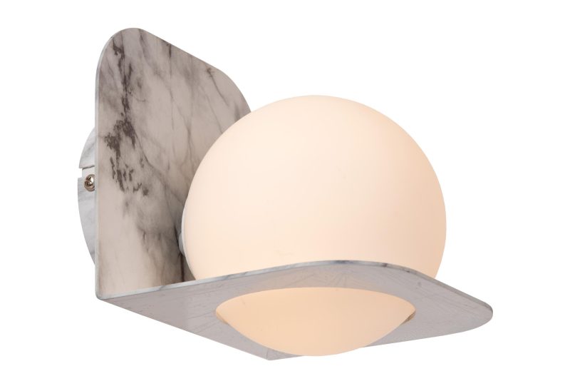 LUCIDE DAVY - Bathroom Wall Lamp - 1xG9 - IP44 - Grey