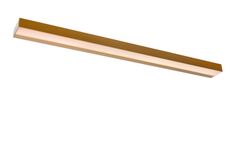 LUCIDE ALEXA - Applique Salle de Bain - LED - 1x13W 3000K - IP44 - Or Mat / Laiton