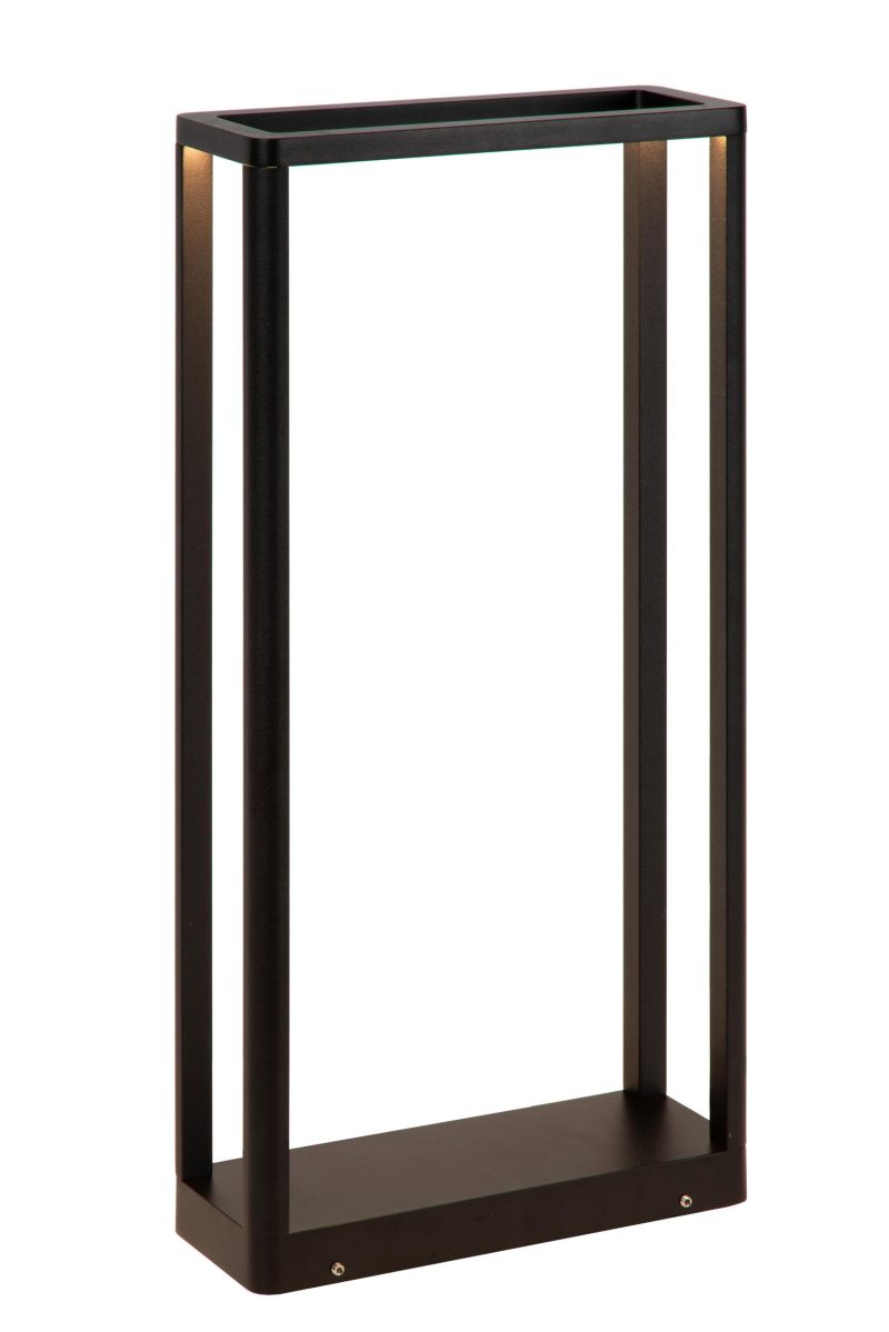 LUCIDE NARVIK - Außenstehlampe - LED - 1x9,2W 3000K - Schwarz