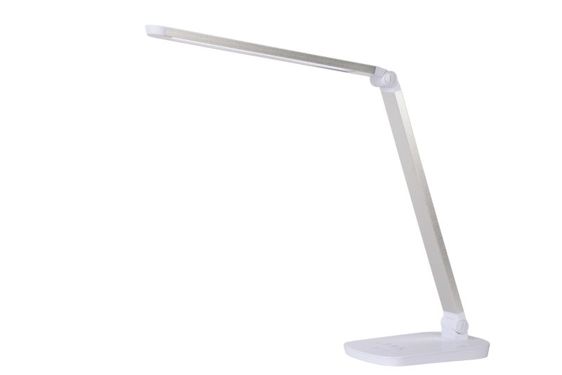 LUCIDE VARIO LED - Lampe de Bureau - LED Dim to warm - 1x8W 2700K/6500K - Blanc