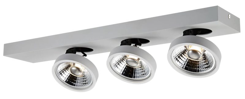Fantasia AEON ceiling spotlight 3x AR111 12W white, dimmable