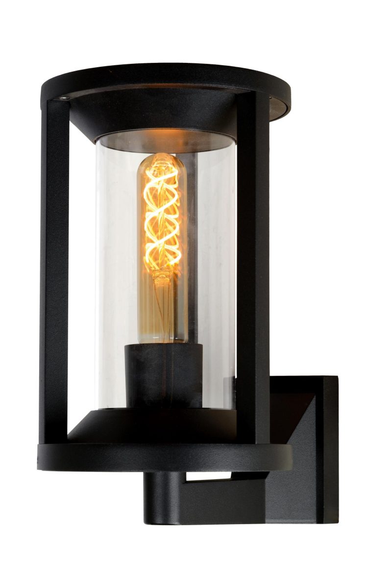 LUCIDE CADIX - Applique Esterno - 1xE27 - IP65 - Nera