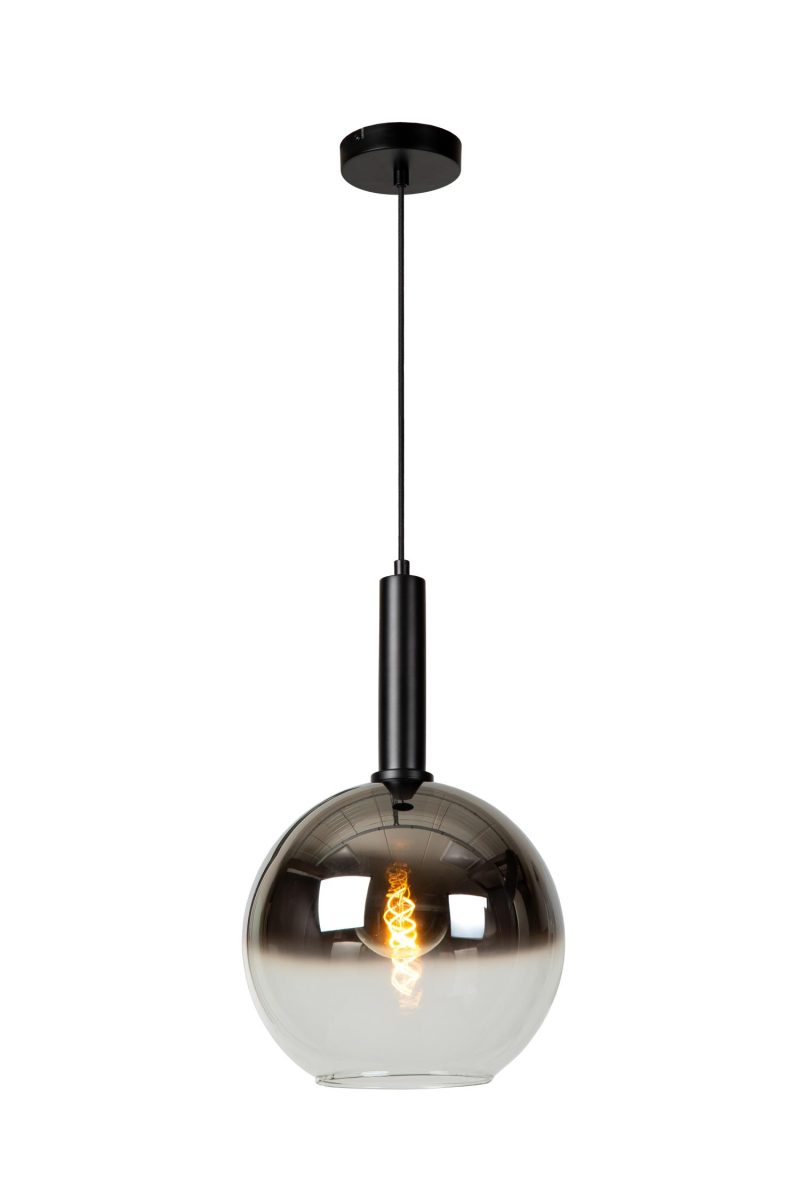 LUCIDE MARIUS - Lampada a Sospensione - Ø 30 cm - 1xE27 - Nera